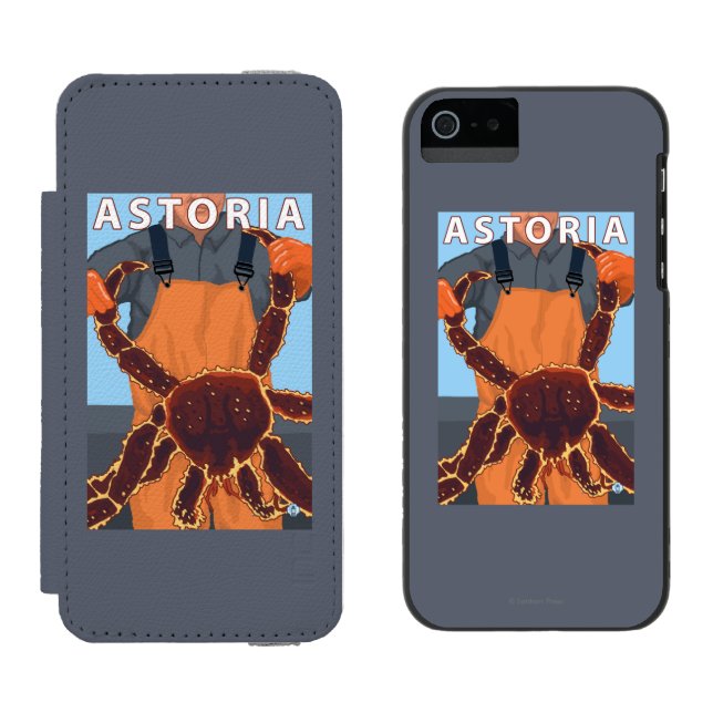 Astoria, OregonKing Crab Incipio iPhone Wallet Case (Side by Side)