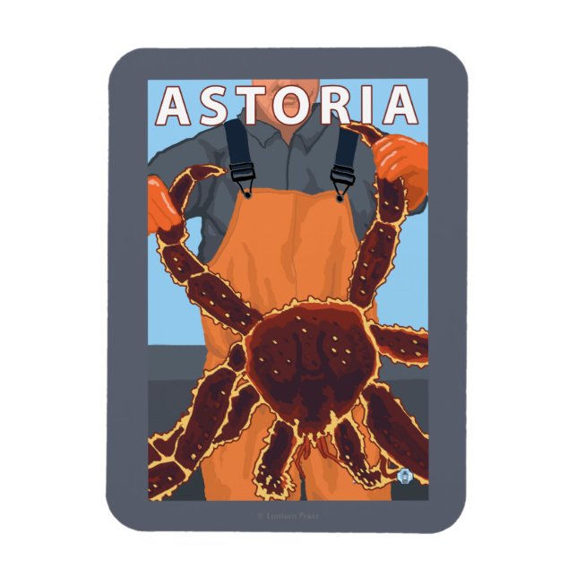Astoria, OregonKing Crab Magnet (Vertical)