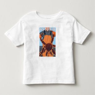 Astoria, OregonKing Crab Toddler T-Shirt