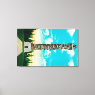 Astoria Pioneer ColumnAstoria, OR Canvas Print