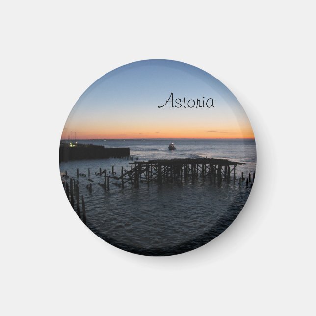 Astoria Sunset Magnet (Front)