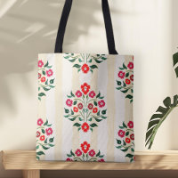 Astors Bouquet Red Floral Seamless Pattern