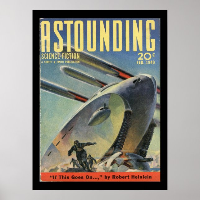 Astounding Science Fiction_ February 1940_Pulp Art Poster (Front)