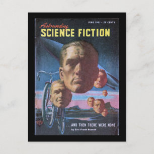 Astounding Science Fiction _June 1951_Pulp Art Postcard