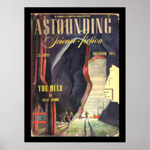 Astounding Science Fiction_ November 1945_Pulp Art Poster