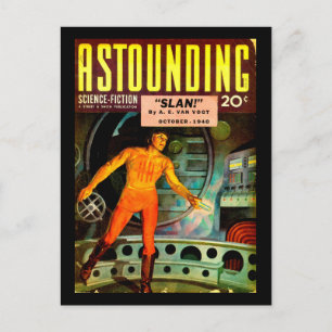 Astounding Science Fiction_ October 1940_Pulp Art Postcard