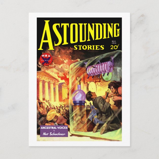 Astounding Stories (Dec, 1933) Postcard (Front)