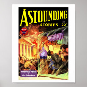 Astounding Stories (Dec, 1933) Poster