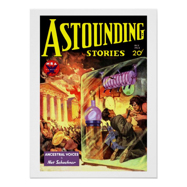 Astounding Stories (Dec, 1933) Poster (Front)