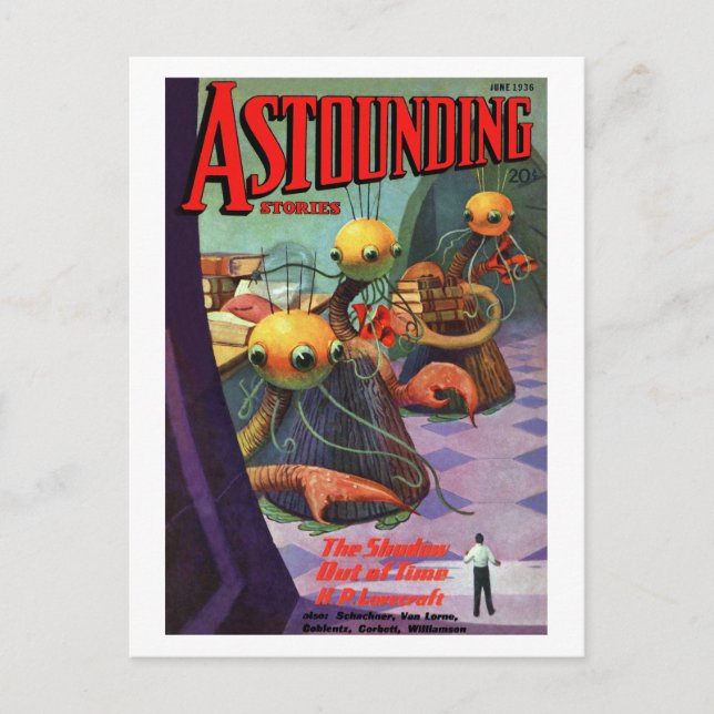 Astounding Stories (Jun, 1936) Postcard (Front)