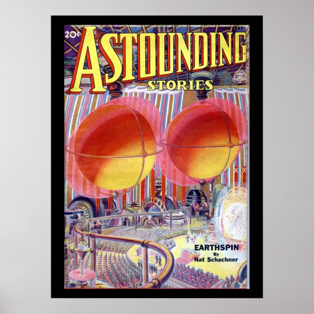 Astounding Stories - Jun 1937a_Pulp Art Poster (Front)