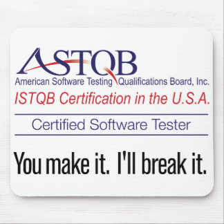 ASTQB You make it Mousepad