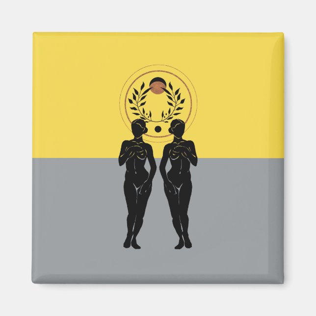 Astra Feminine Modern Art Magnet (Front)