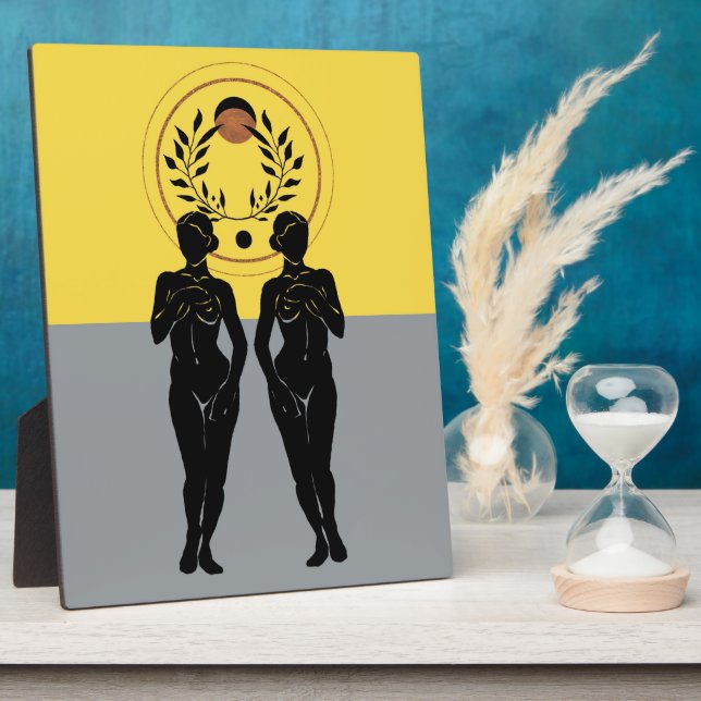 Astra Feminine Modern Art Plaque (Side)