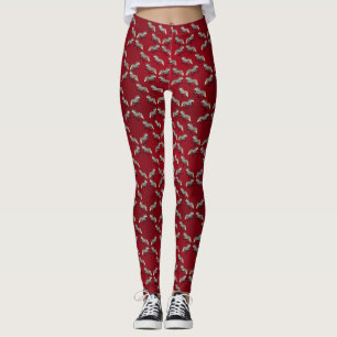 Astra in Red Leggings
