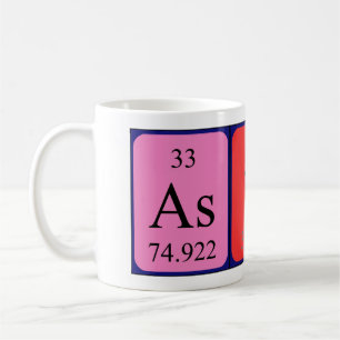 Astra periodic table name mug