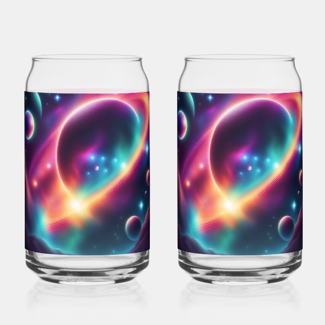 Astral Bloom Can Glass (Front)