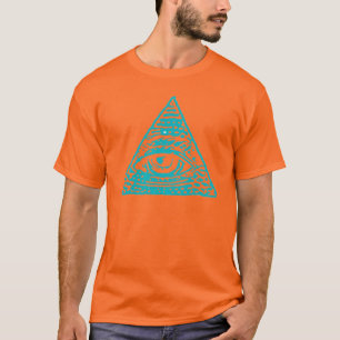 Astral Evil Eye Illuminati Pyramid Symbol T-Shirt