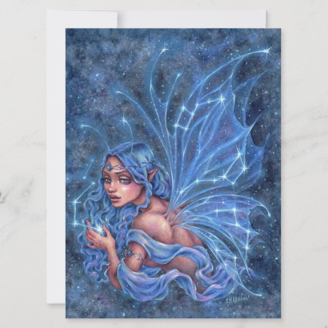 Astral Fae Fantasy Stars Constellations Art Card (Front)