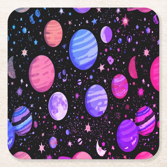 Astral Galaxy Dust Coaster – Space Table Protector (Front)