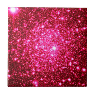 Astral Glitter Hot Pink Tile