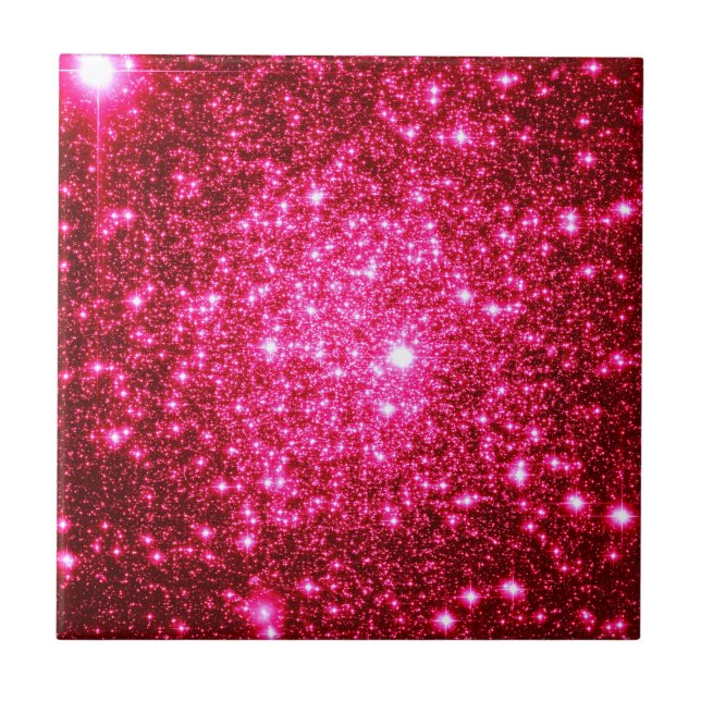 Astral Glitter Hot Pink Tile (Front)