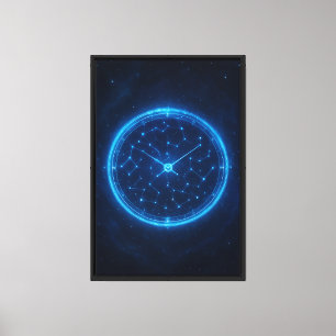 Astral Hour Dial Canvas Print