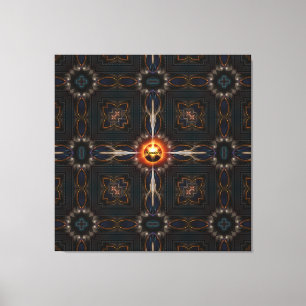 Astral Imperial Fractal Art Composition Canvas Print