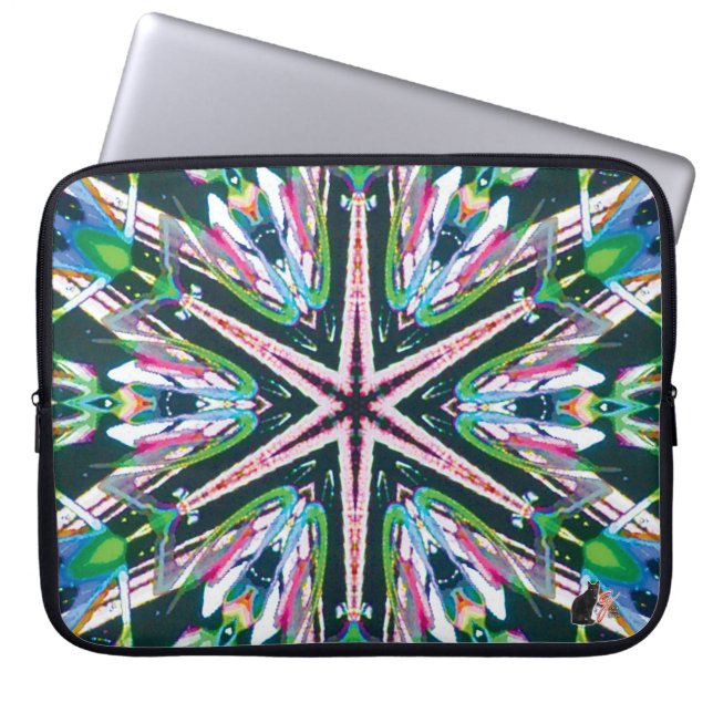 Astral Kaleidoscope Laptop Sleeve (Front)