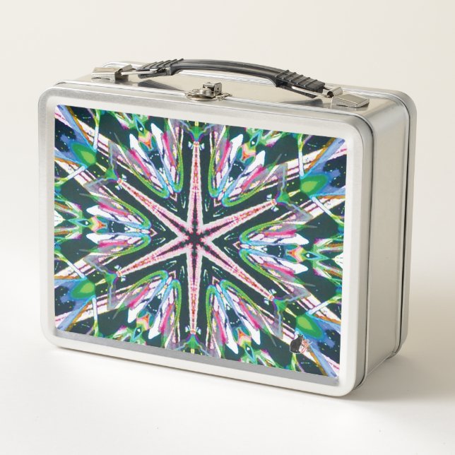 Astral Kaleidoscope Metal Lunchbox (Front)