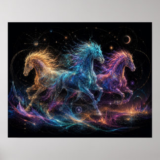 Astral Stampede Poster