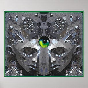 Astral Stonewalling - Ken Gauge Art Poster