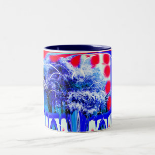 Astral travel to a parallel universe Two-Tone coffee mug
