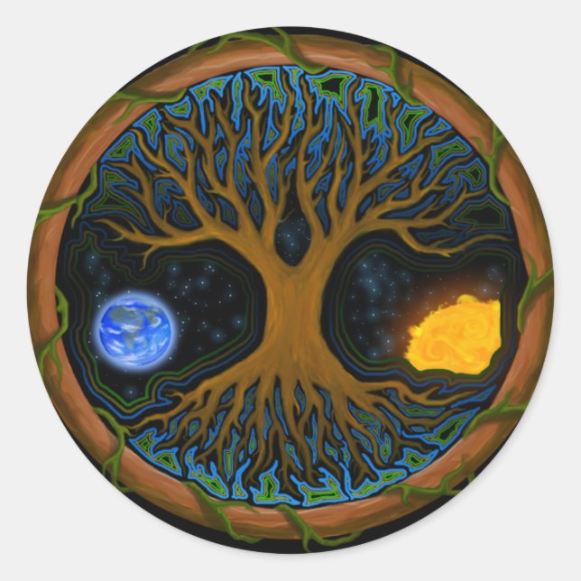 Astral Tree of Life - Sticker (Front)