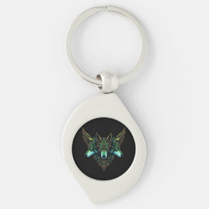 Astral Wolves Key Ring