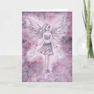 Astralina Fairy Illustration by Molly Harrison Card