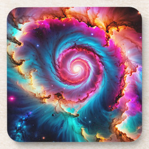 “Astralis” - Nebula and Galaxies Coaster