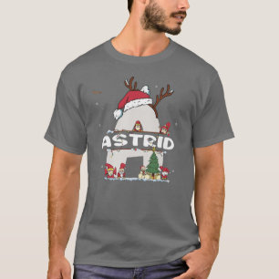 Astrid Christmas  w Astrid Name for funny Xmas  T-Shirt