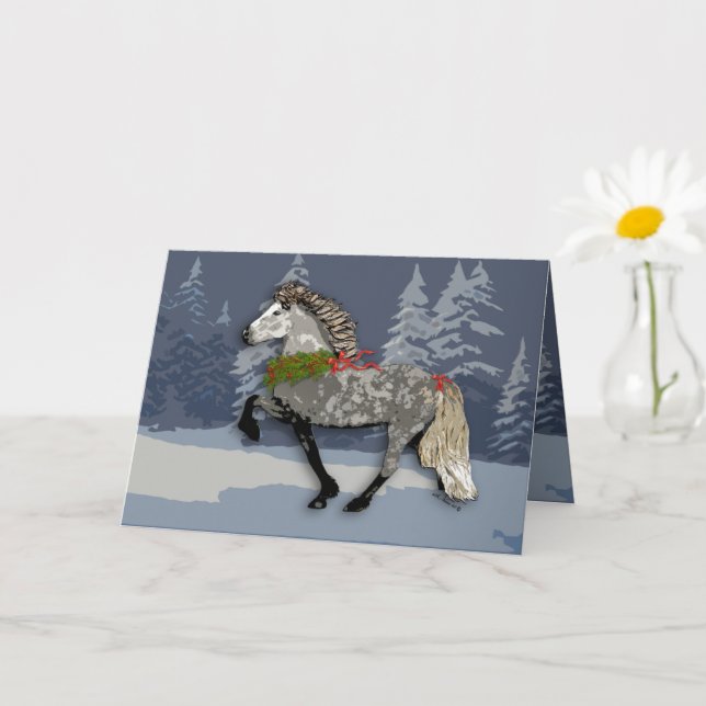Astrid for the Holidays Card (Small Plant)