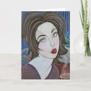 'Astrid' greeting card