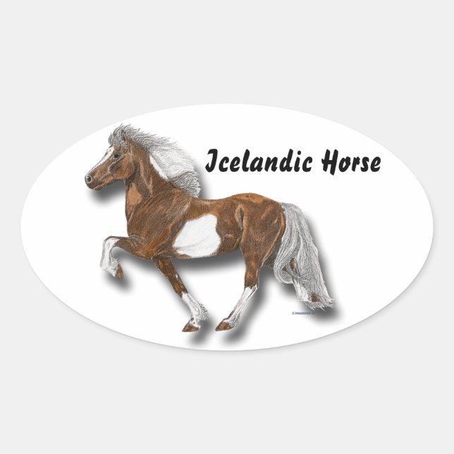 Astrid Oval Sticker (Front)