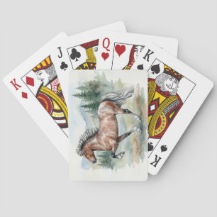 Astrid Tolting Icelandic Horse watercolor Playing Cards