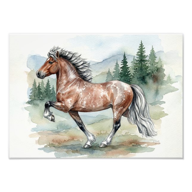 Astrid Tolting Icelandic watercolor Photo Print (Front)
