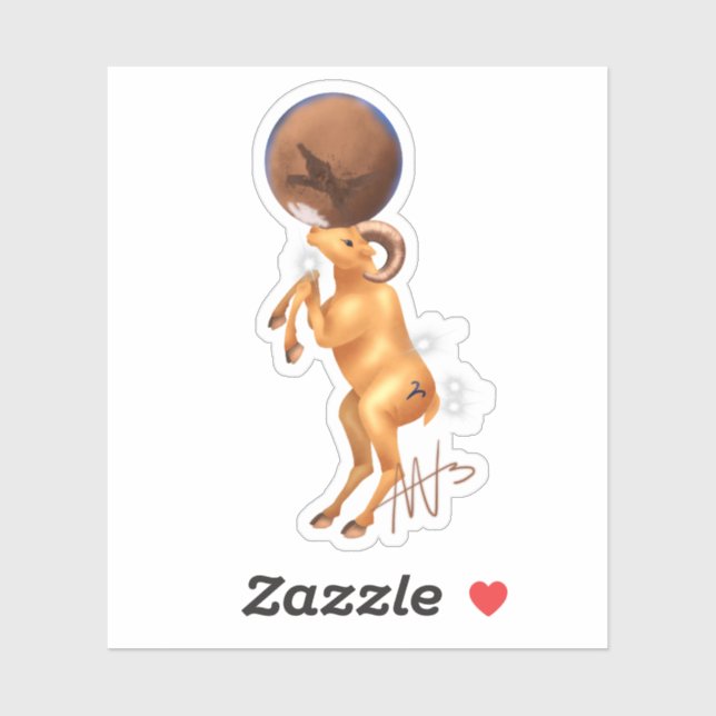 Astro Aries Mars Zodiac (Sheet)