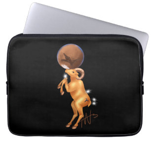 Astro Aries Mars Zodiac Laptop Sleeve