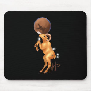 Astro Aries Mars Zodiac Mouse Mat