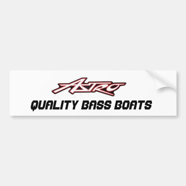 ASTRO Bass Boat Sticker (Front)