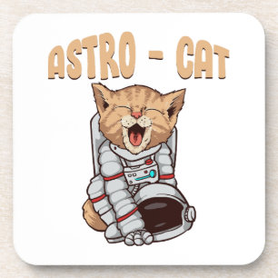 Astro Cat Coaster