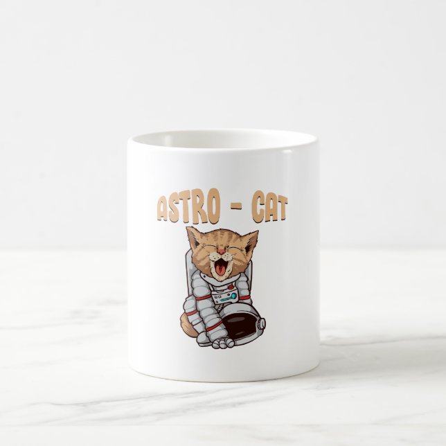Astro Cat Coffee Mug (Center)