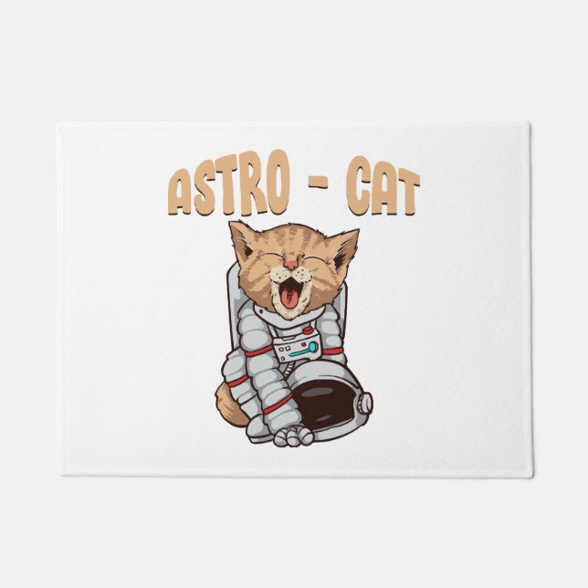 Astro Cat Doormat (Front)